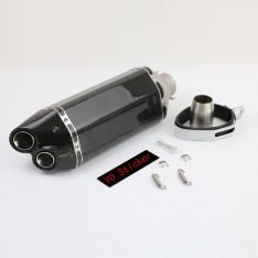 silencer-akrapovic-2-mouth-round-carbon-bangalore